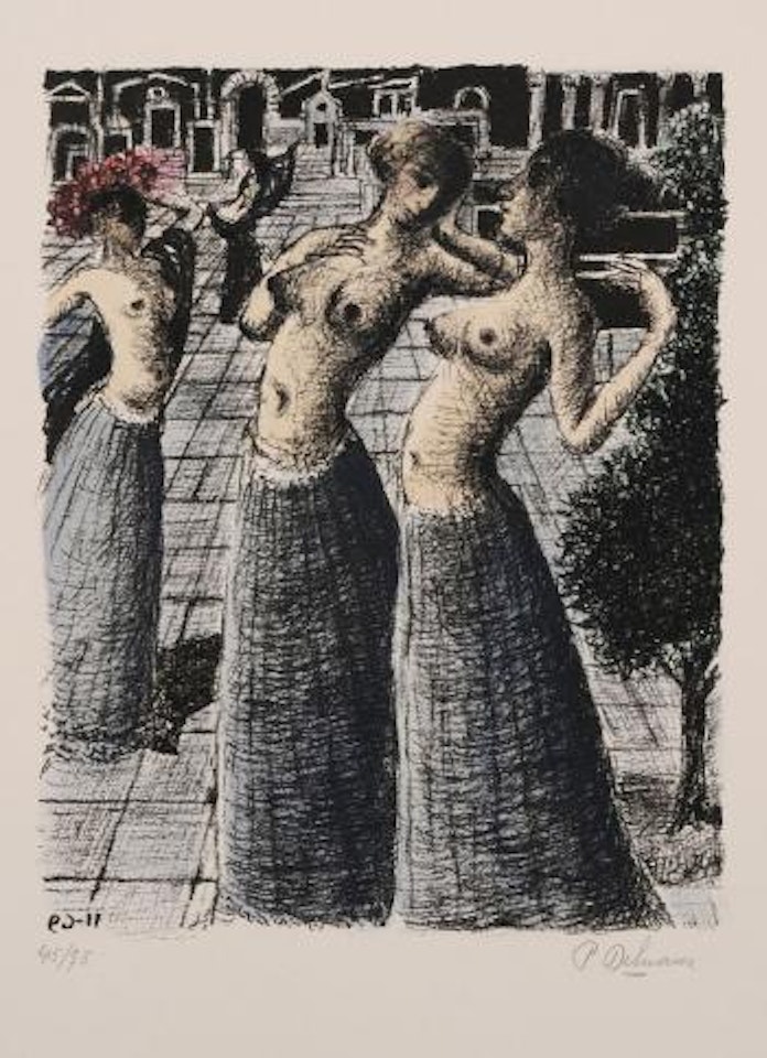 Tanzende by Paul Delvaux