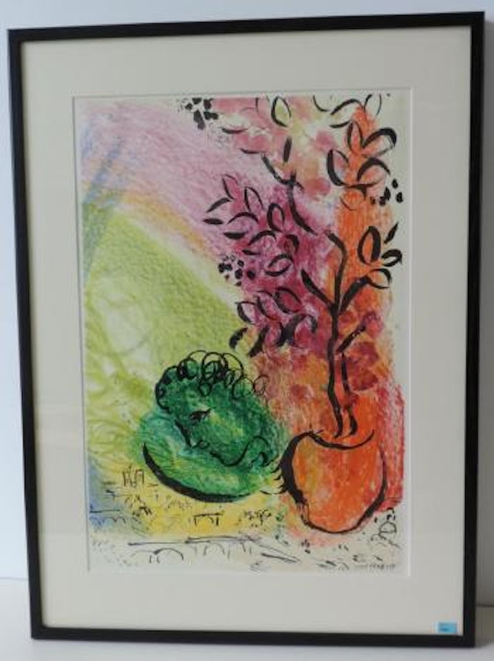 Le bouquet de Paris by Marc Chagall