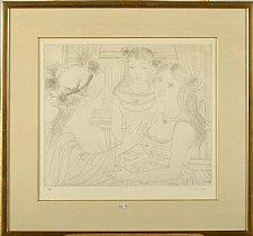 Les trois amies by Paul Delvaux