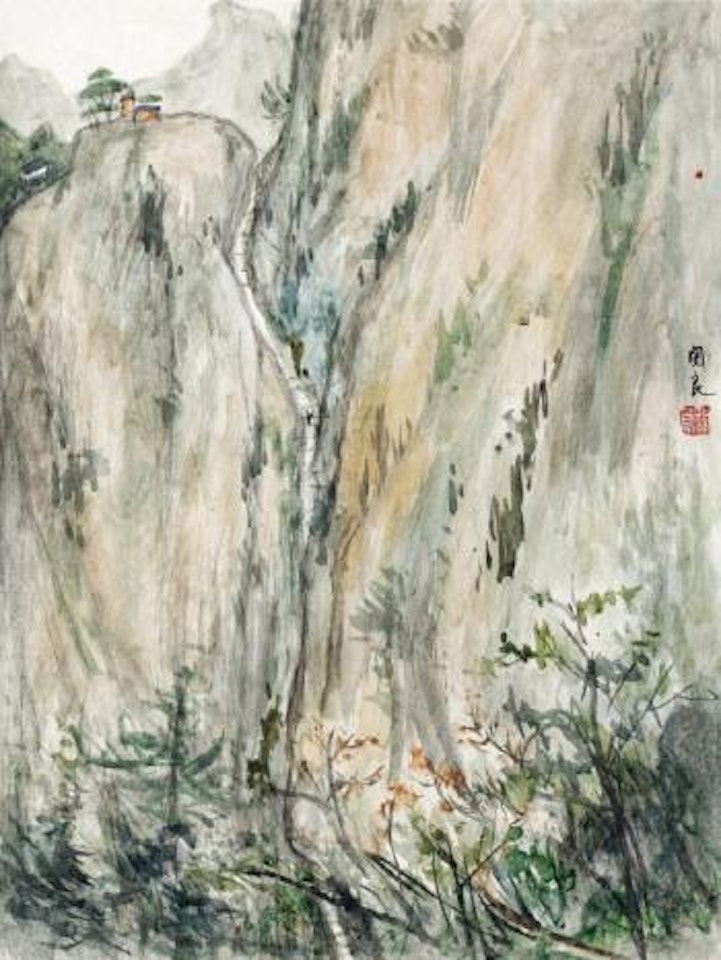Stone steps of Qian Chi Zhuang by Guan Liang