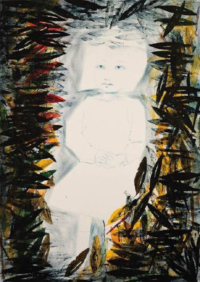 Young Girl in Forest by Charles Blackman