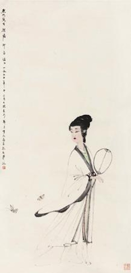 Lady by Fu Baoshi