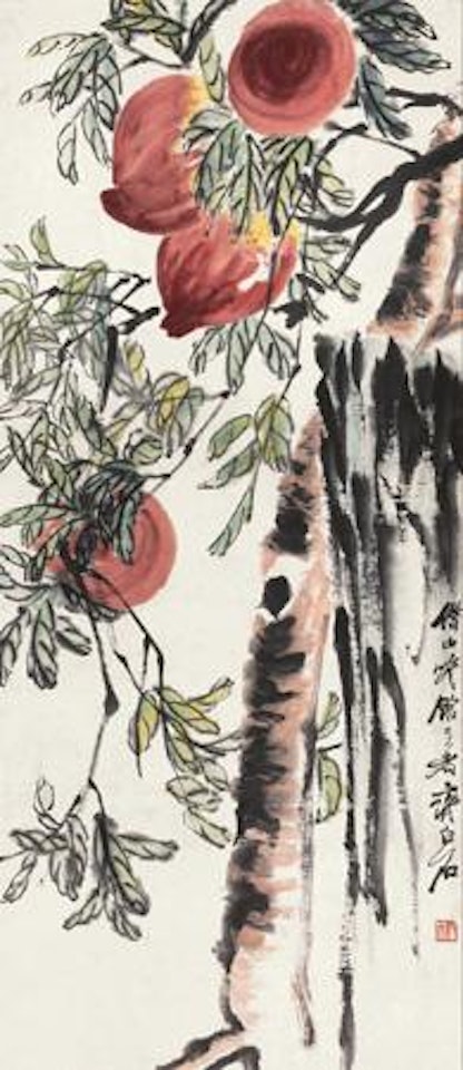 Peach by Qi Baishi