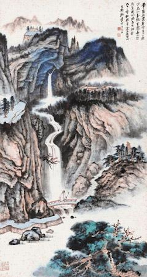 Landscape by Zhang Daqian