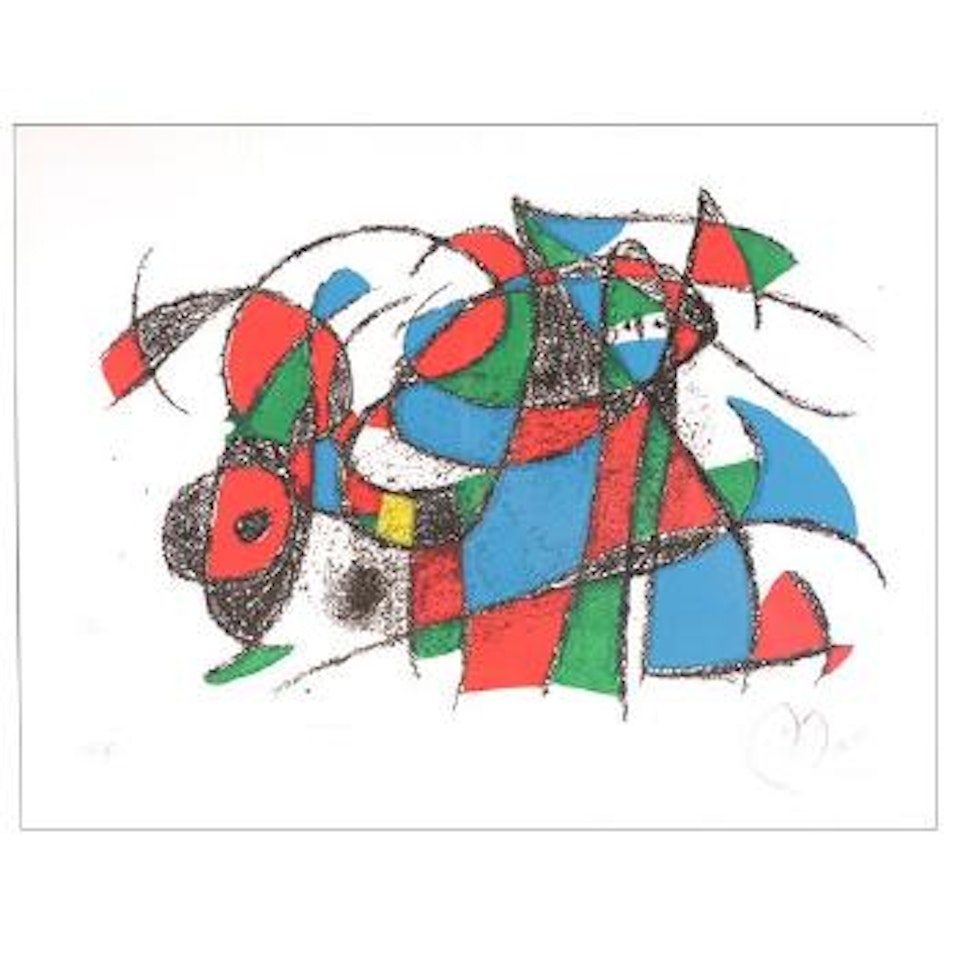 Lithograph II by Joan Miró