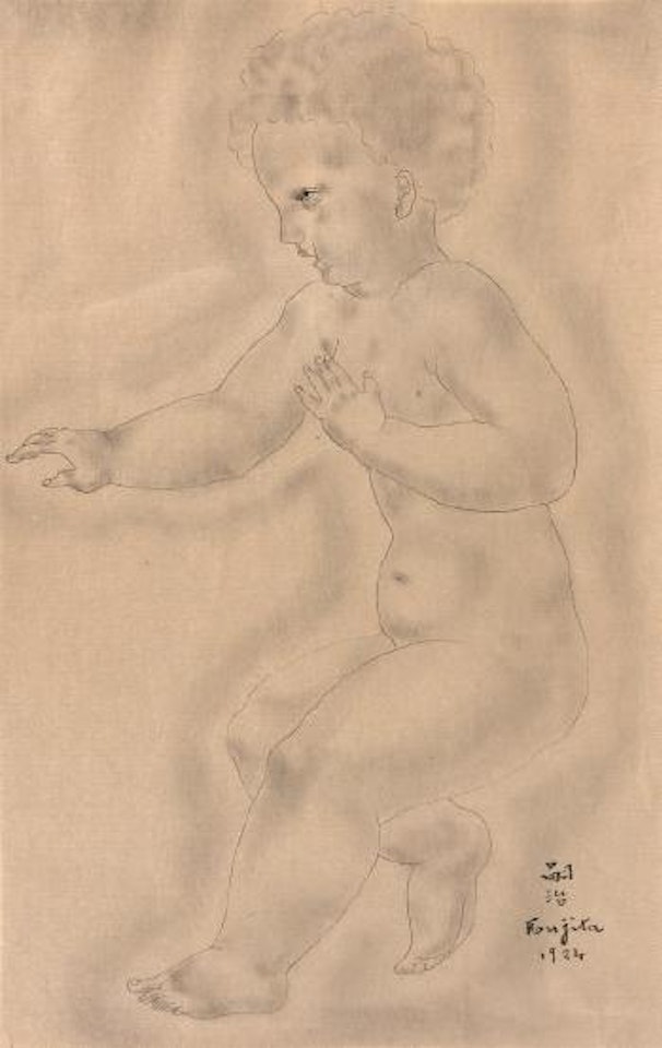 L'enfant debout by Leonard Tsuguharu Foujita