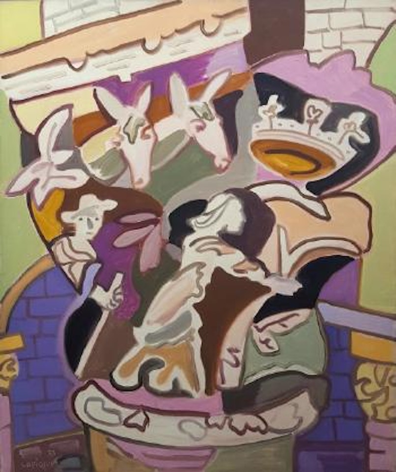 Saül cherchant les ânesses by Charles Lapicque