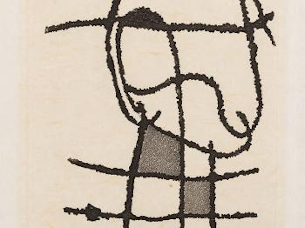 Le Vent Parmi Les Roseaux by Joan Miró
