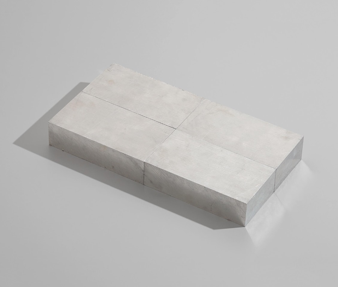 Al 4 Blocks by Carl Andre