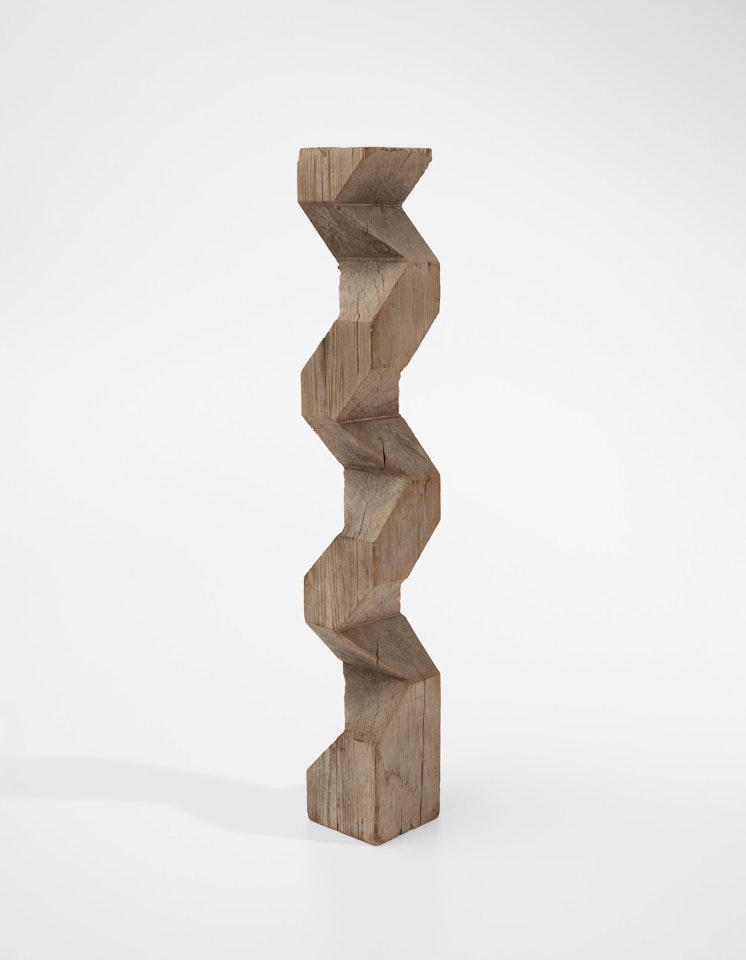 Wood Saw-Cut Exercise by Carl Andre