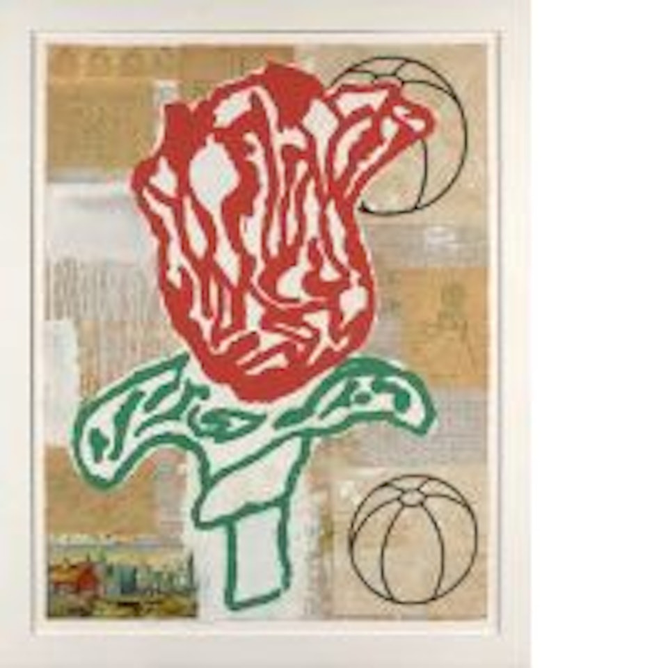 ANDRE'S FLOWER # 2 by Donald Baechler