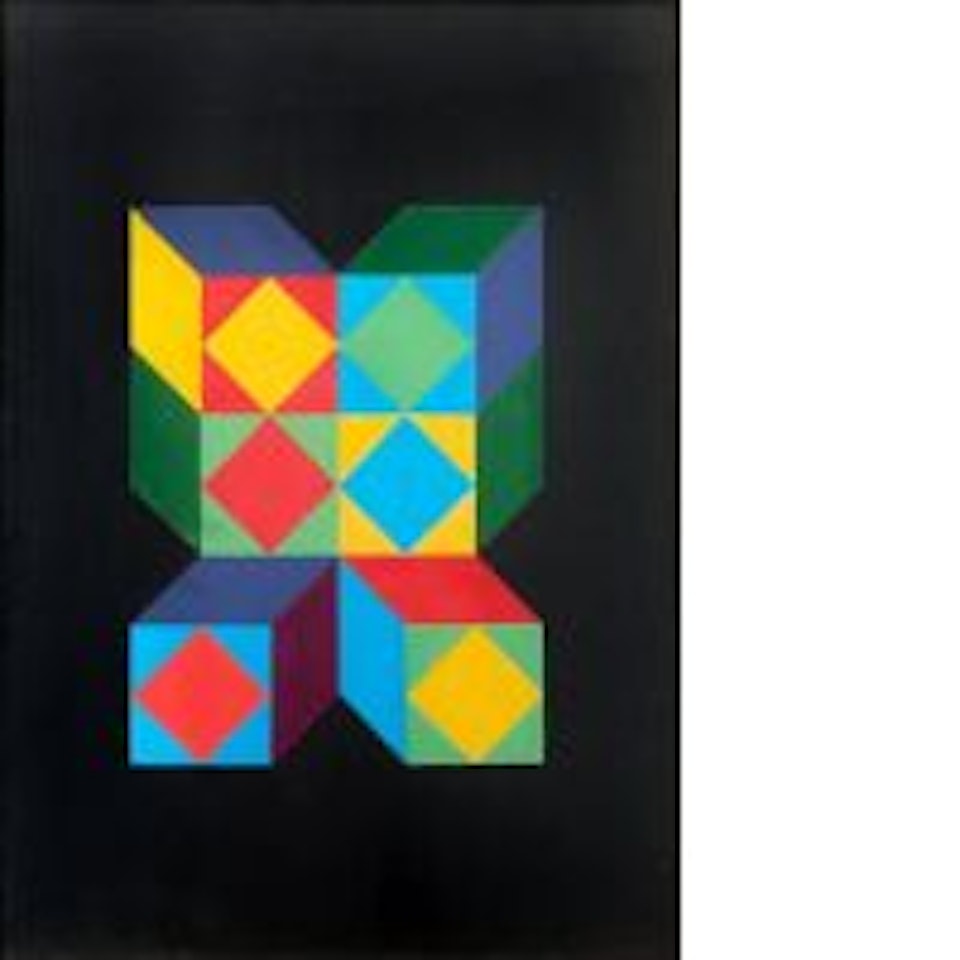TRIDIM (G) by Victor Vasarely