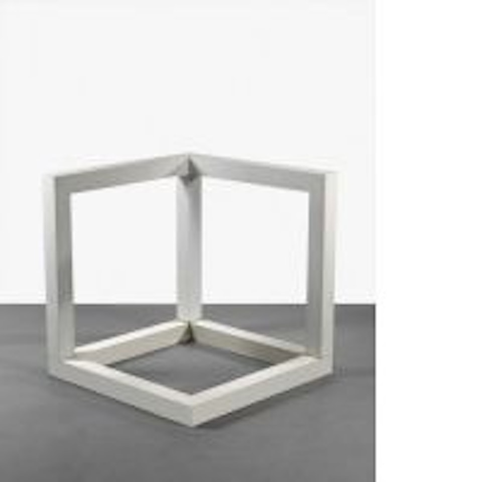 INCOMPLETE OPEN CUBE (QUASI-CUBE) 9/1 by Sol LeWitt
