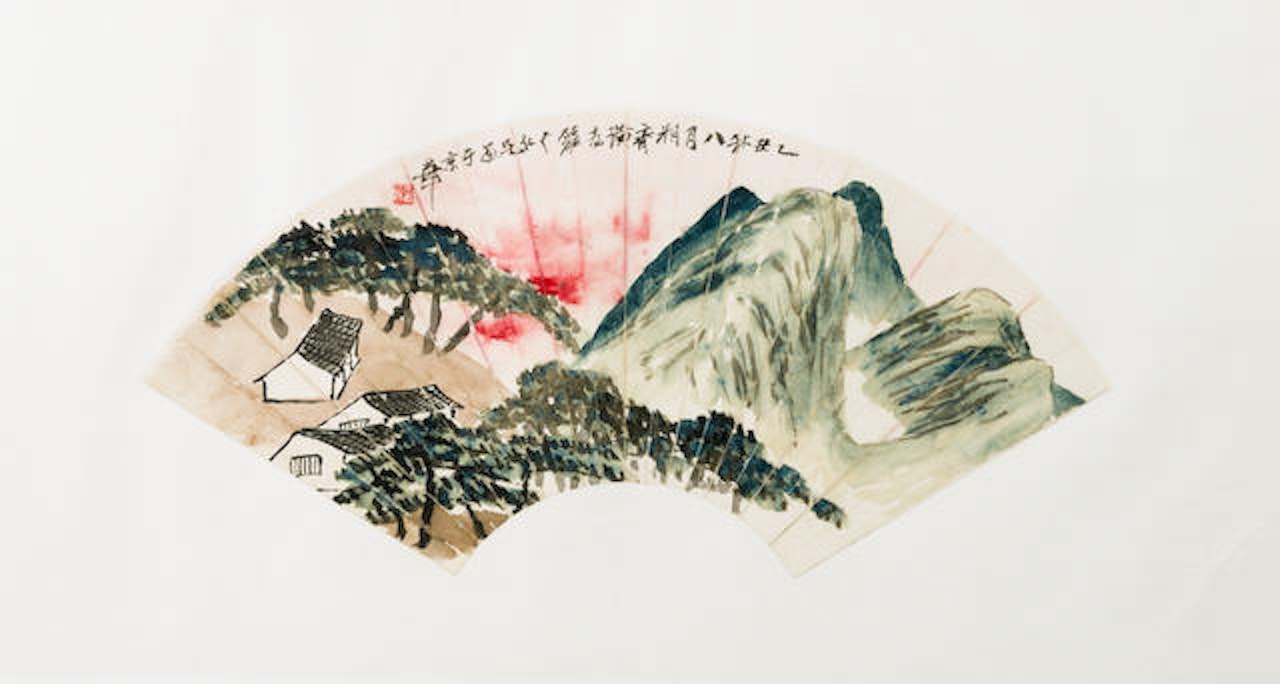 Cottage in the Pine Forest by Qi Baishi