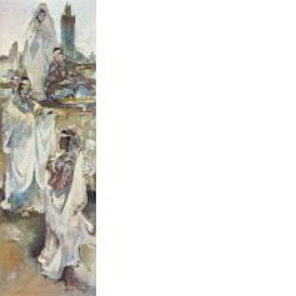 Women in the Oudayas by Jean Gaston Mantel