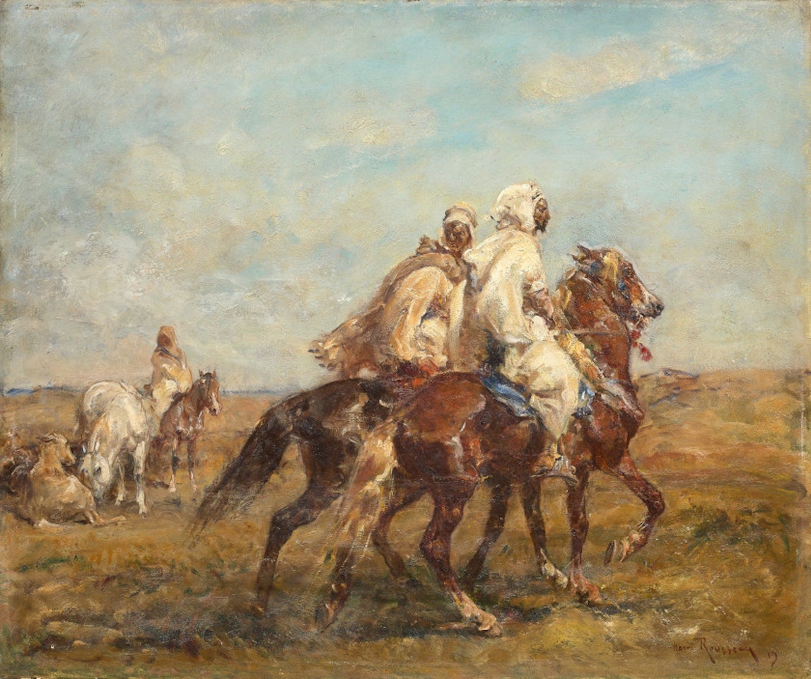 The riders by Henri Émilien Rousseau