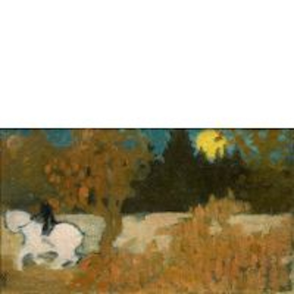 Rider in the moonlight by Maurice Denis