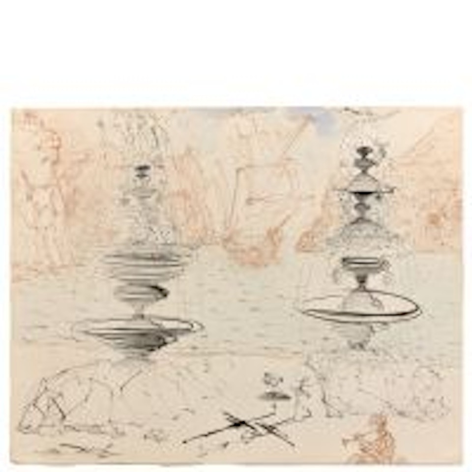The fountains by Salvador Dali