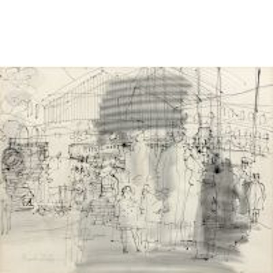 The station Saint-Lazare by Raoul Dufy