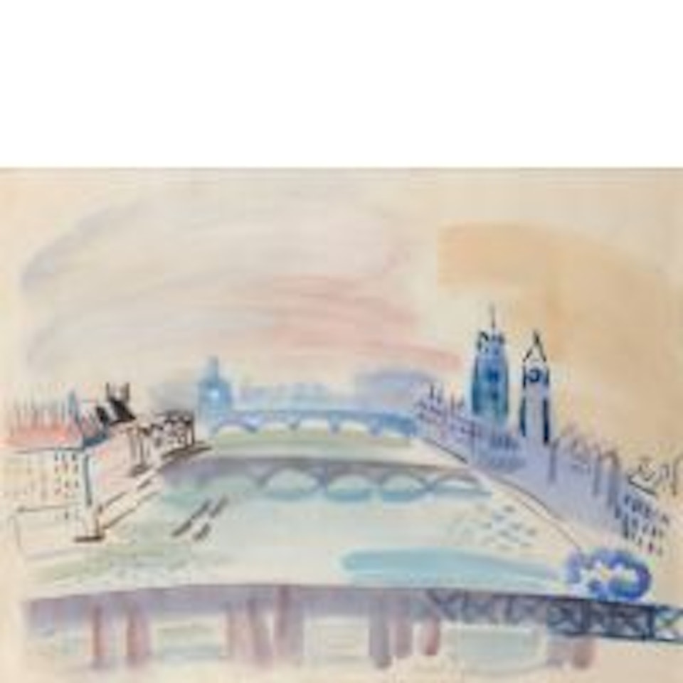 London, The Thames by Raoul Dufy