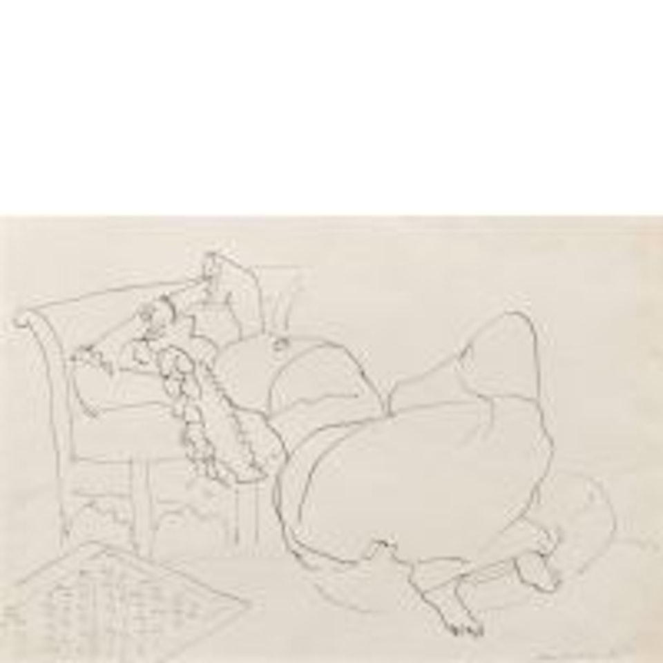 Persian lying down by Henri Matisse