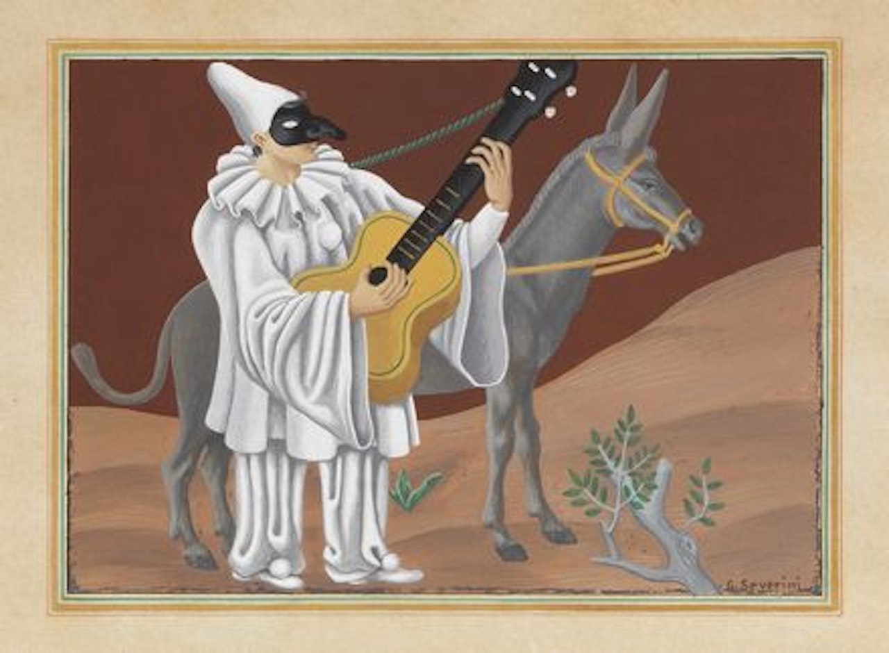 Pierrot napolitain by Gino Severini