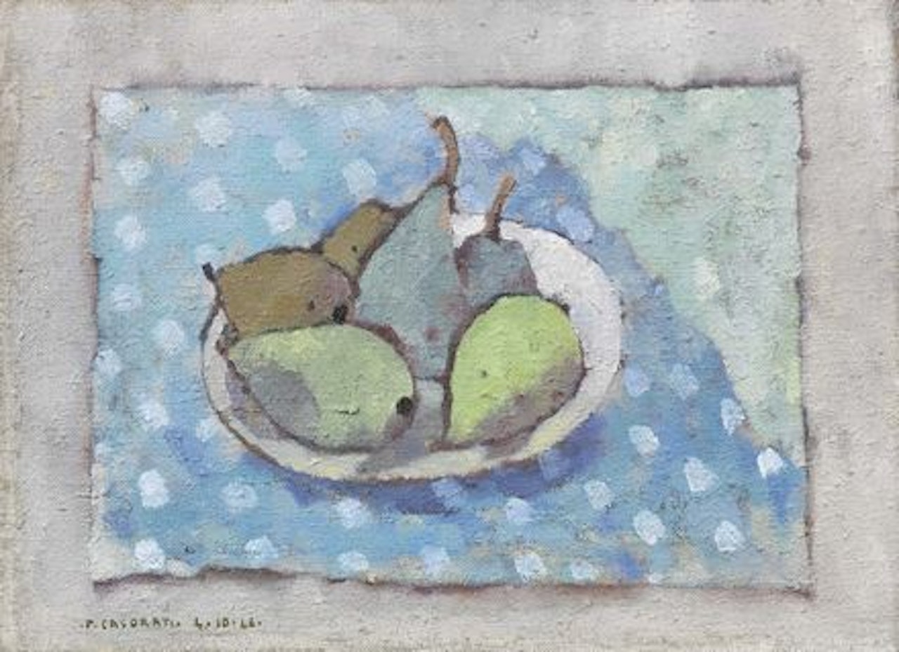 Natura morta - Pere by Felice Casorati