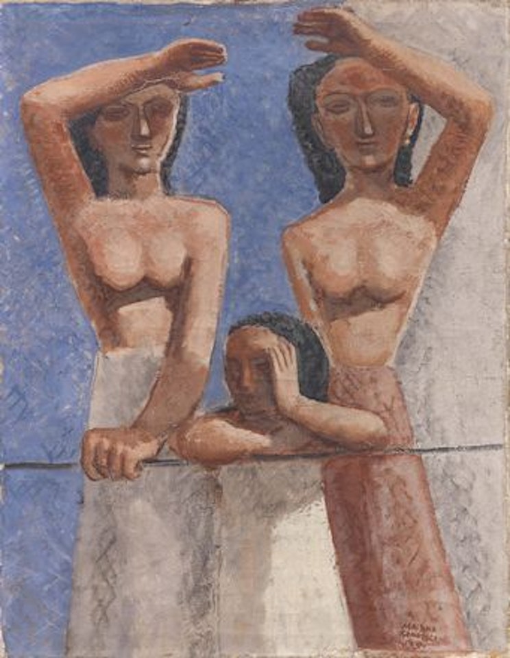 Donne al sole (L'attesa) by Massimo Campigli