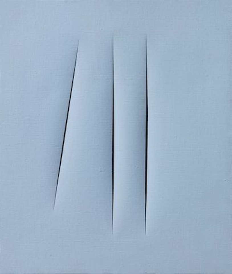 Concetto spaziale by Lucio Fontana