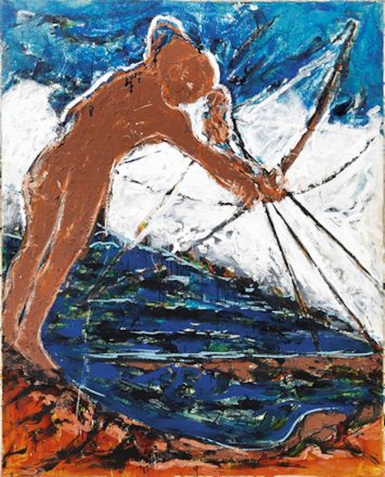 Il cacciatore by Mario Schifano