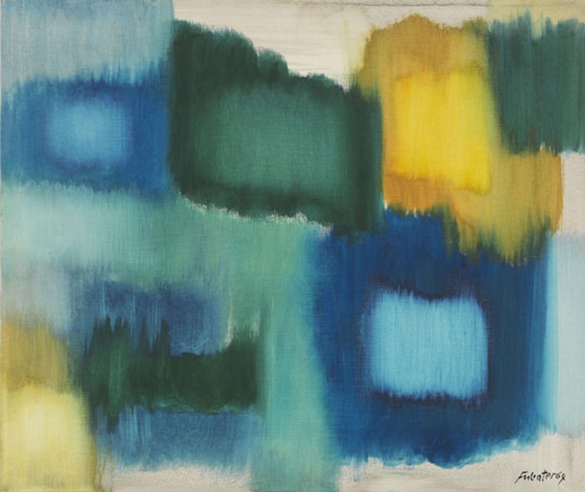 Blau und Gelb by Fritz Winter
