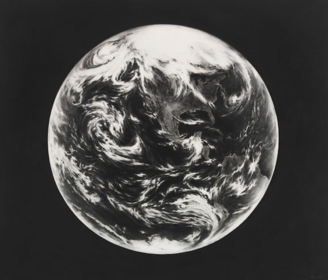 Untitled (Earth, for Zander) by Robert Longo