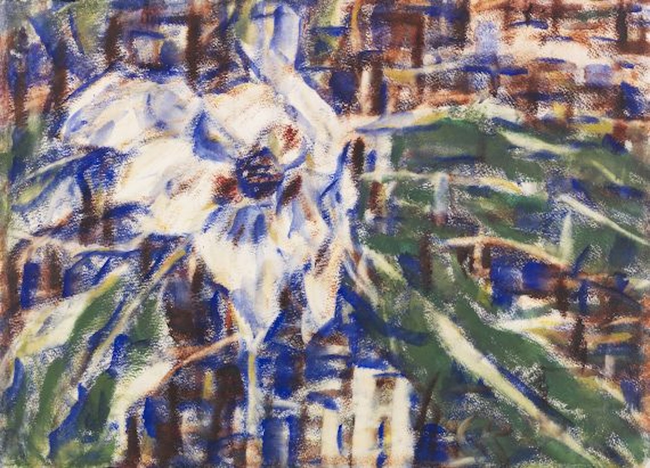Blaue Magnolie by Christian Rohlfs