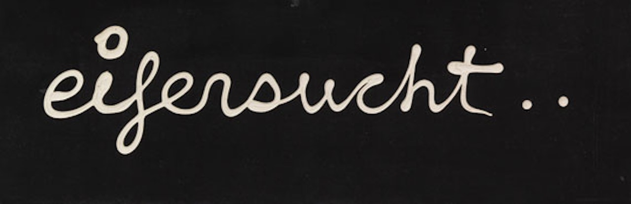 eifersucht.. by Ben Vautier