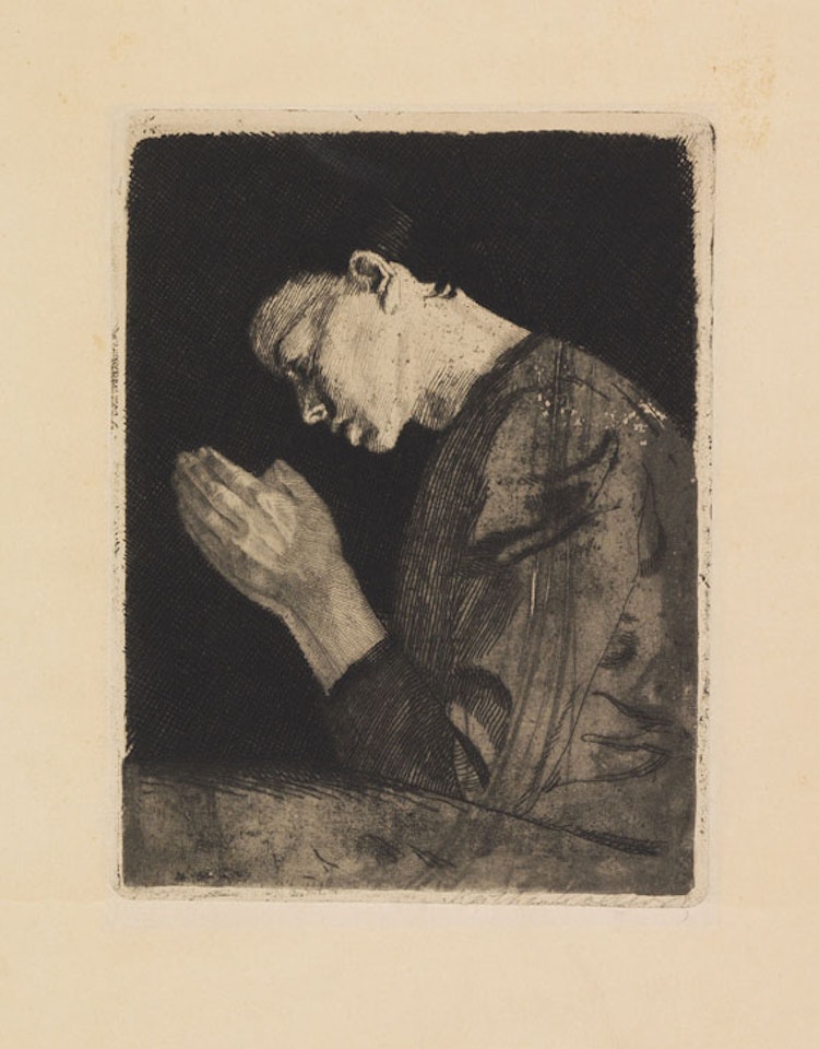 Betendes Mädchen by Kathe Kollwitz