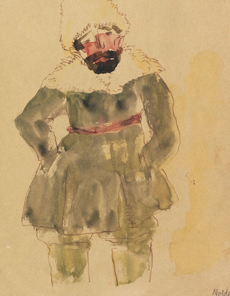 Stehender Sibirier by Emil Nolde
