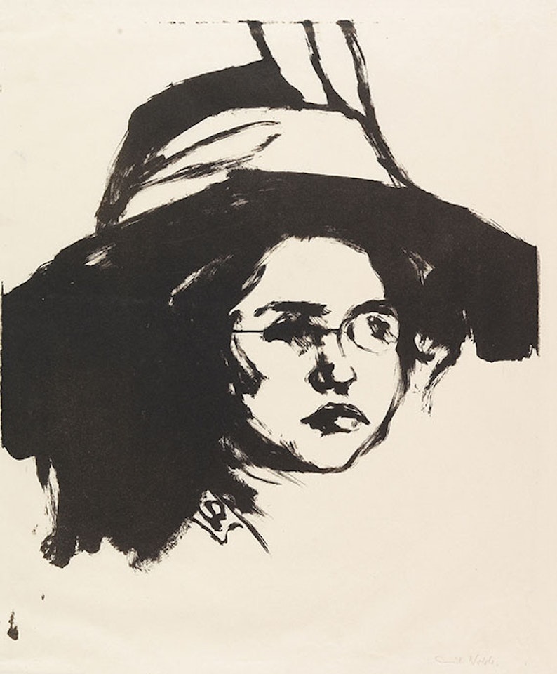 Johanna (Johanna Schiefler, Tochter von Gustav Schiefler) by Emil Nolde