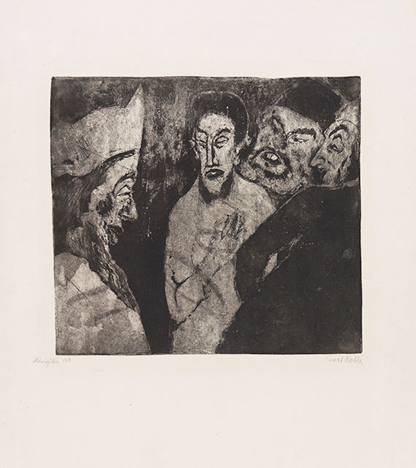 Schriftgelehrte by Emil Nolde