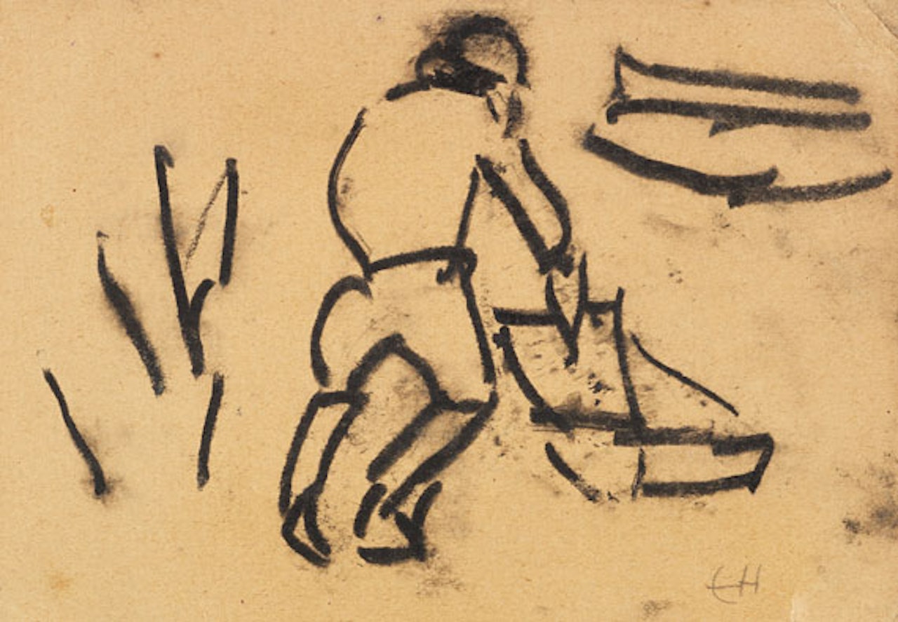 Bootsbauer by Erich Heckel