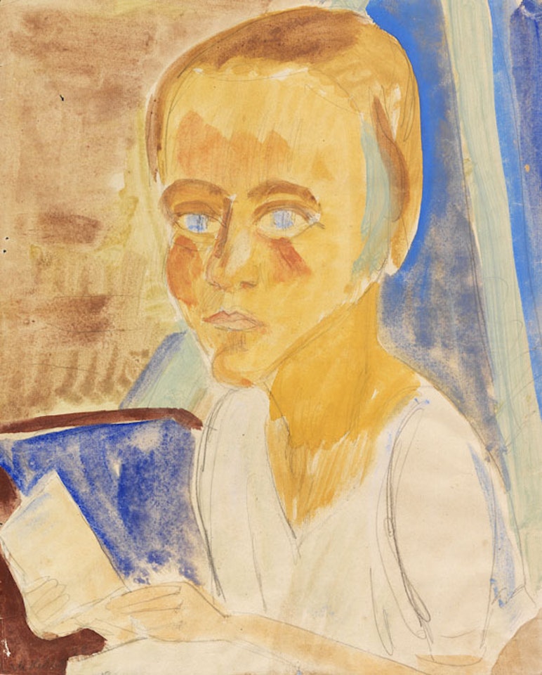 Portrait Siddi Heckel by Erich Heckel