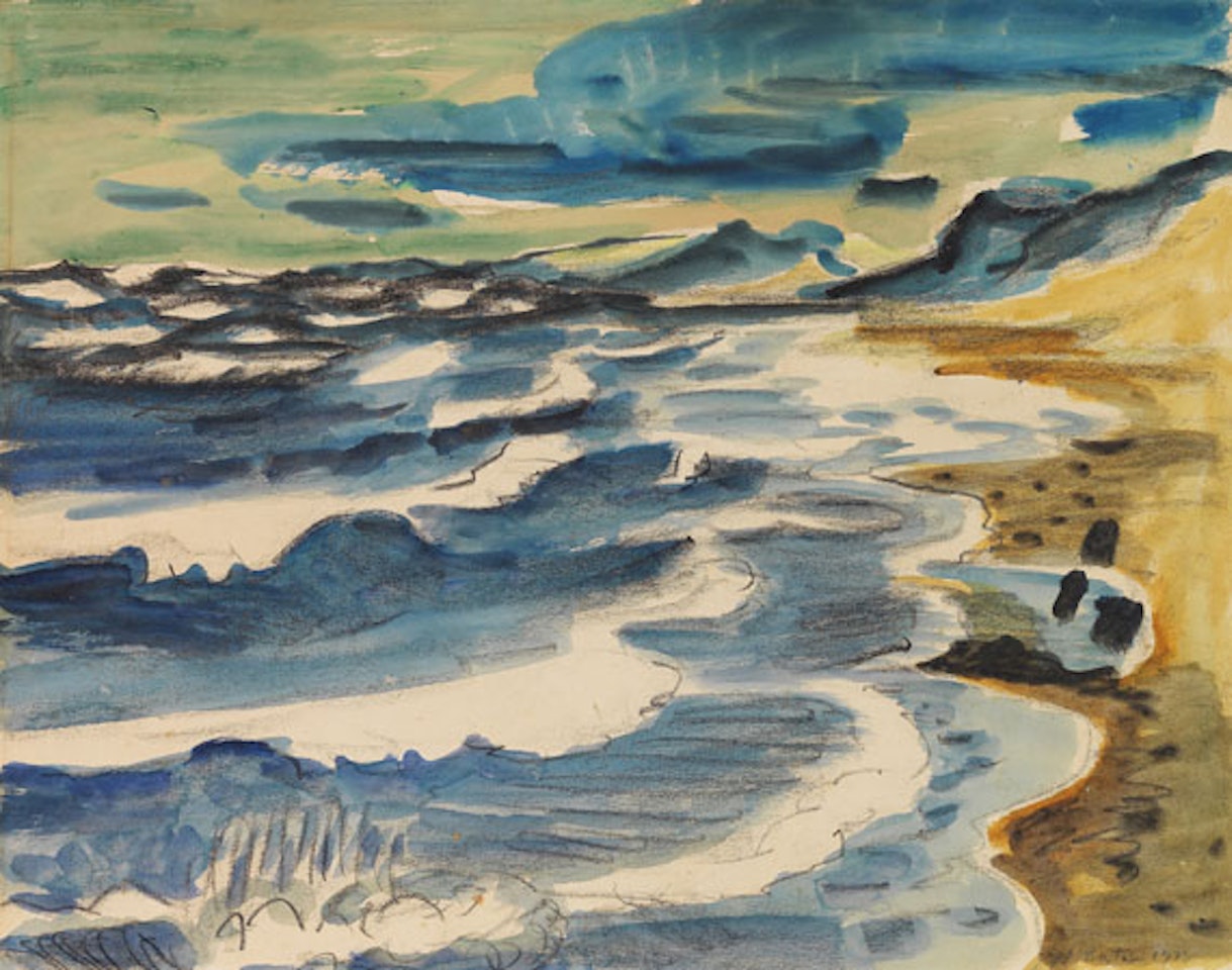 Bewegte See by Max Pechstein