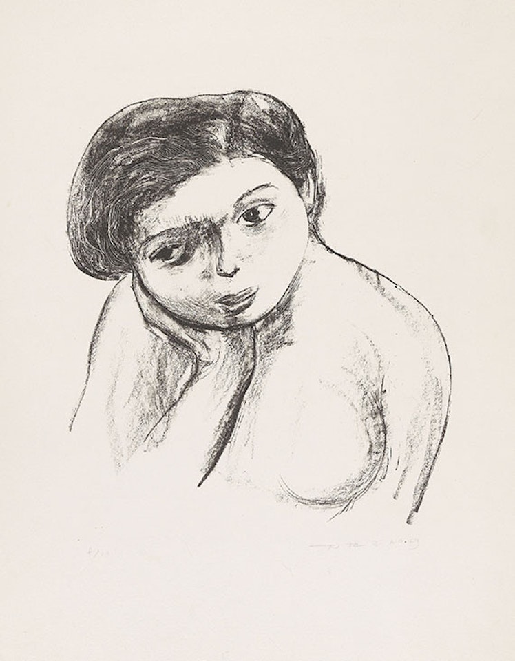 Portrait de fillette by Zao Wou-Ki