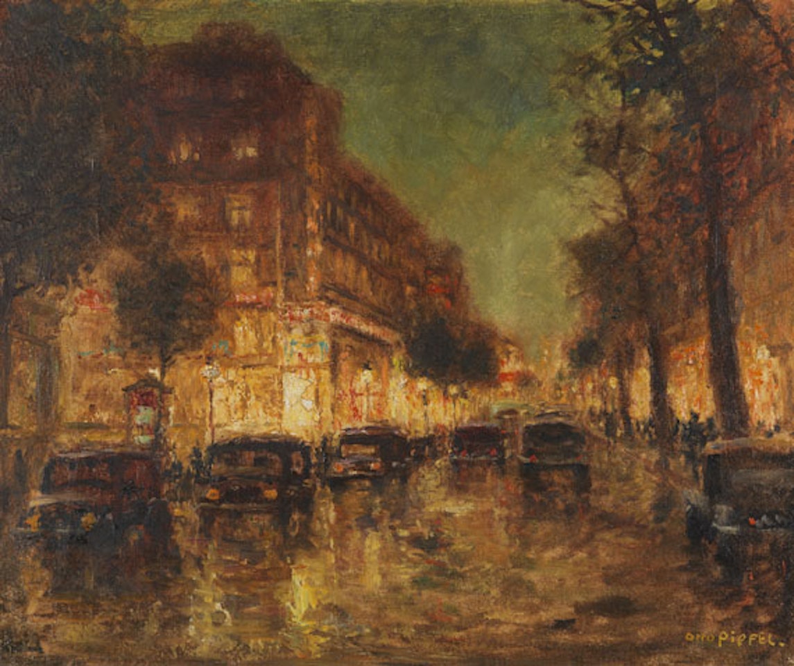 Nächtliches Berlin by Otto Pippel