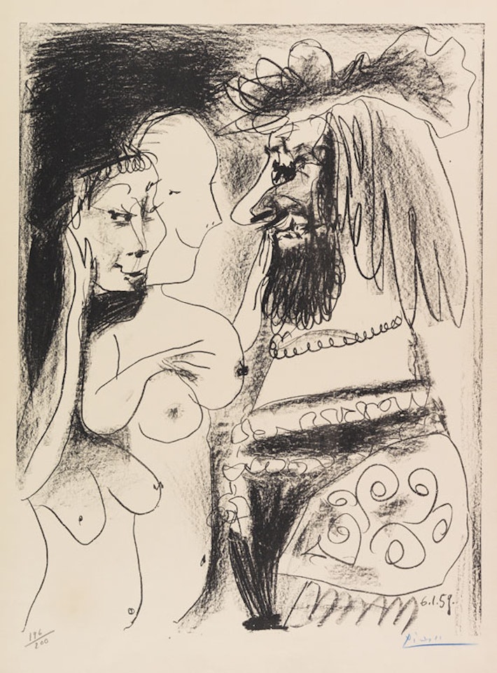 Le vieux roi by Pablo Picasso