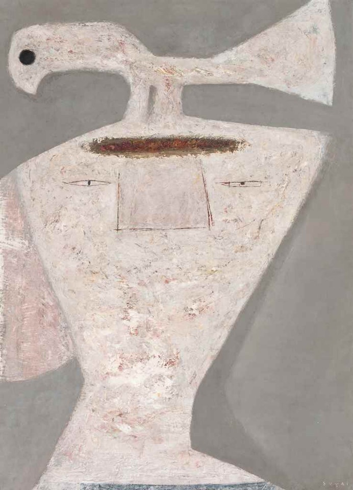 FEMME ET OISEAU (WOMAN AND BIRD) by Kumi Sugai