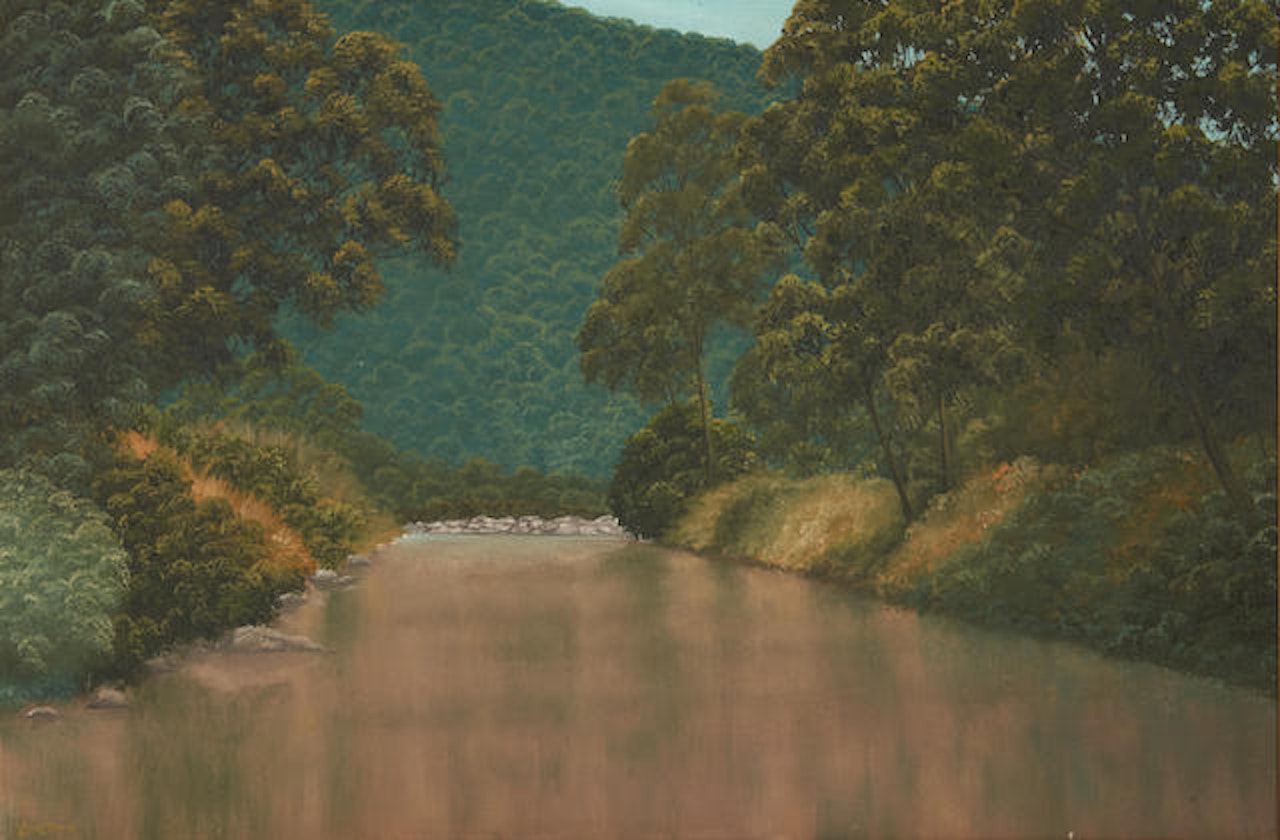 Lerderderg River by Lin Onus