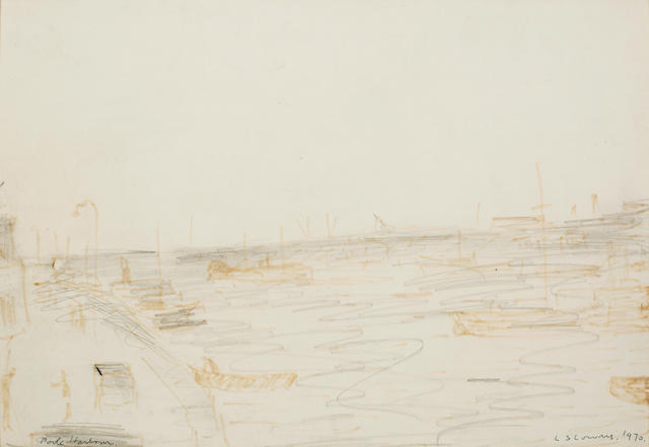 Poole Harbour by Laurence Stephen Lowry