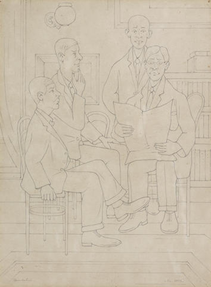 Speculators by Laurence Stephen Lowry