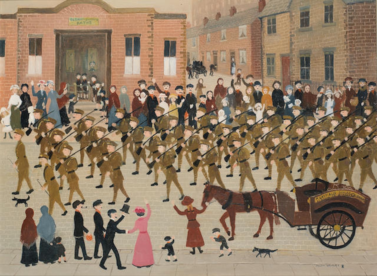 They're off to France by Helen Bradley