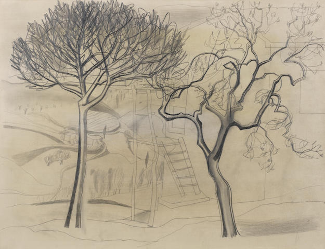Sept. 56 (Cortenanno, Tuscany) by Ben Nicholson, O.M.